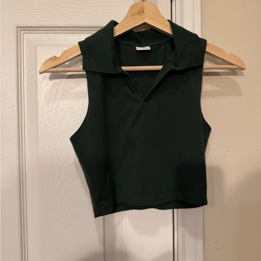 Sunday Best Forest Green Tank Top